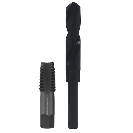 Drill America 1/2" NPT Tap and 23/32" HSS Drill Bit POU1/2NPTW/DRILL | Zoro